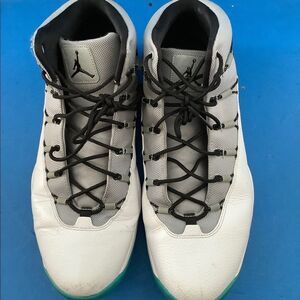 Pre-owned Nike Air Jordan Prime Flight White Grey